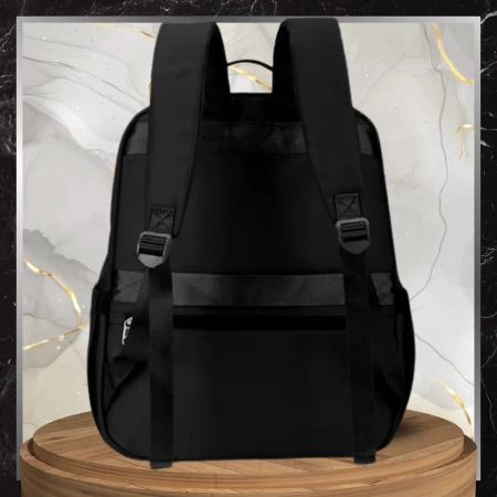 Rucsac negru pentru cabina de bagaje de mana de calatorie cu avionul BAD&BAGS rezistent la apa