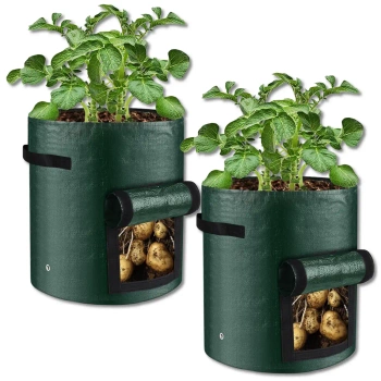Set 2 pungi pentru plantarea legumelor cartofi 35x35 cm