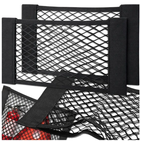 Plasă portbagaj auto 40x25cm cu velcro elastic 2 buc