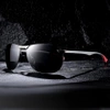 Ochelari de soare polarizați din metal pentru bărbați