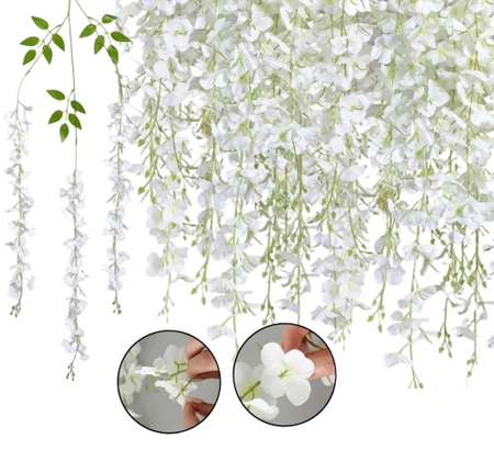 12 buc flori de glicine pentru agățat ghirlande