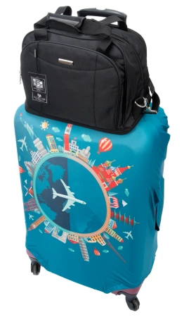 Geanta business BAD&BAGS pentru bagaj de mana avion neagra voiaj