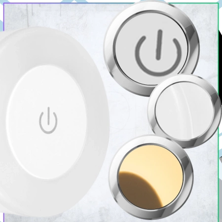 Lampă de perete LED cu ecran tactil USB fără fir