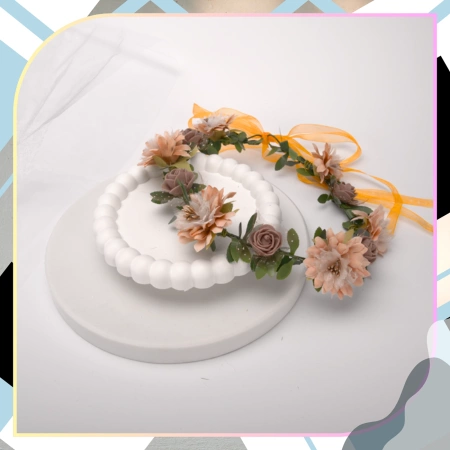 Maro Bentita Coroana Flori Trandafiri Stil Boho