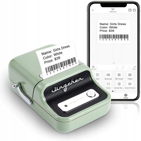 Imprimantă termică NIIMBOT B21 PRO Autocolante Bluetooth 300 dpi Imprimare 2 culori