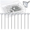 Ace de croitorie, ace decorative cu cap diamantat, 52mm, set de 100 bucăți