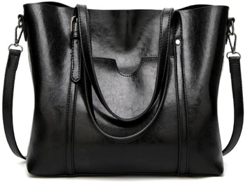 Geantă mare din piele pentru femei, încăpătoare, A4