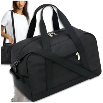 Geanta business BAD&BAGS pentru bagaj de mana avion neagra voiaj