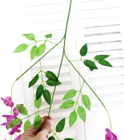 12 buc. flori de glicine agățate pentru ghirlande