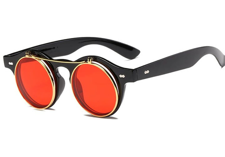 OCHElari LENONKI ROUND cu deschidere Steampunk retro PUNK HIT