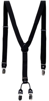 Bretele rezistente pentru pantaloni pentru bărbați de culoare neagră