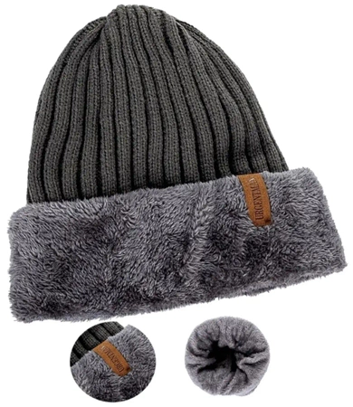 Căciulă unisex izolată de iarnă cu blană