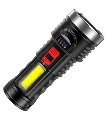 Lanternă tactică militară, puternică, reîncărcabilă prin USB