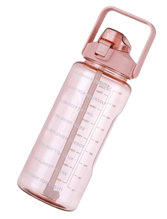 Sticlă 2000ml PC sport sticla BPA GRATUIT pentru apă bea transparent