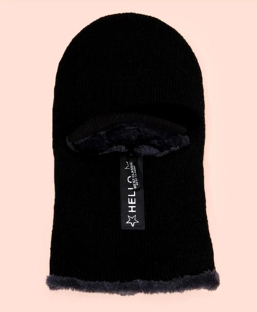 Glugă de iarnă pentru bărbați, căciulă de schi izolată cu fermoar