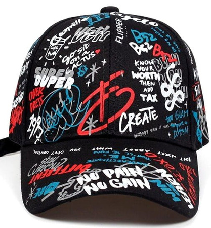 Şapcă de baseball unisex graffiti slang