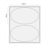 Etichete termice NIIMBOT 24x14mm rotunde, 230 buc, transparente