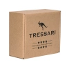 Cureaua automata TRESSARI neagra pentru barbati, 125 cm, pentru pantaloni, piele naturala