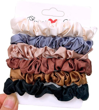 Set benzi de par si scrunchies, 6 bucati