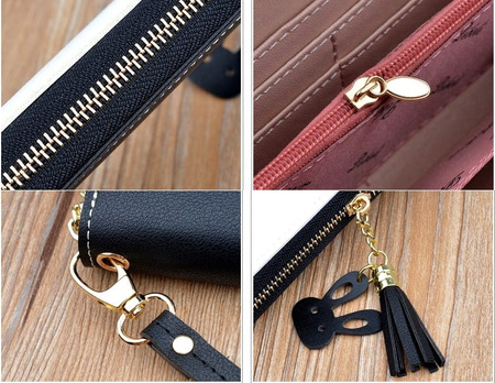 Portofel mare de dama Model practic, matlasat, decorativ