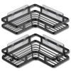 Set de 2 rafturi de bucătărie pentru baie, 25 cm, pentru duș de colț