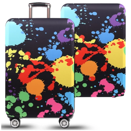 Husa de protectie elastica pentru valiza, bagaj de calatorie, colorata