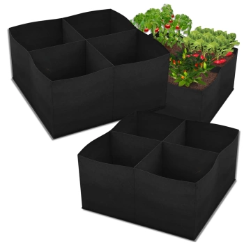 Set saci mare de 2 saci ghiveci pentru plantare legume 60x60x30 cm