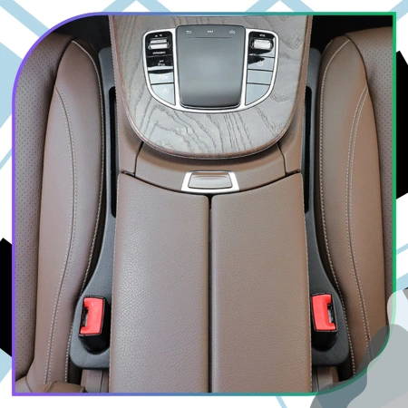 Insert flexibil pentru fanta dintre scaune, organizator pentru accesorii auto, 2 buc.