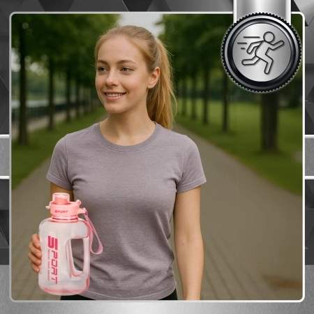 Sticla sport pentru alergat TRESSARI sticla 1700ml BPA FREE PC pentru apa