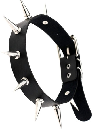 Cercei punk piele colier guler choker gotic