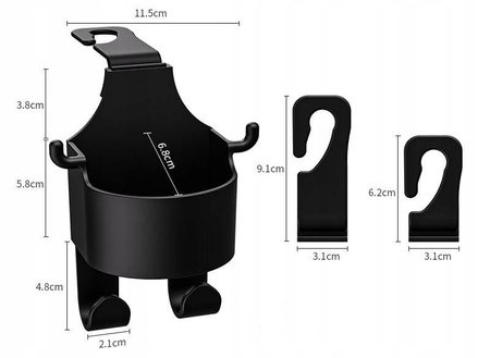 Suport pentru pahare si telefon, organizator geanta pentru pasager auto