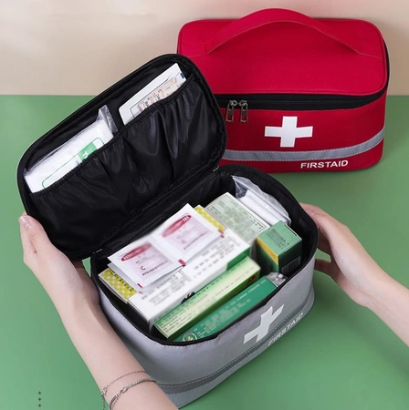 Trusa de prim ajutor, 3 buc, set medical, organizator medicamente de calatorie