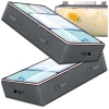 Organizator de dulap pentru lenjerie de pat, set de 2 piese, geantă gri, mare, 100x50cm