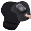 Mouse pad negru ergonomic antiderapant pentru încheietura mâinii