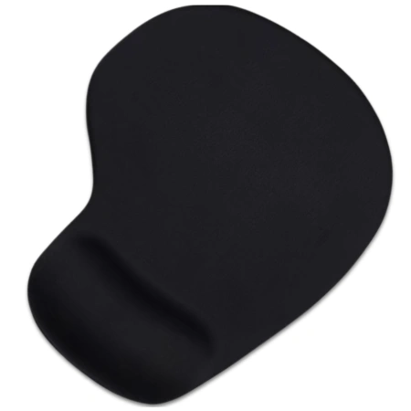 Mouse pad negru ergonomic antiderapant pentru încheietura mâinii