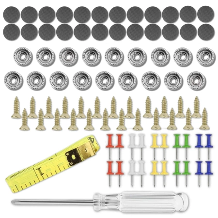 Kit reparatie captuseala auto 60 buc Nituri negre
