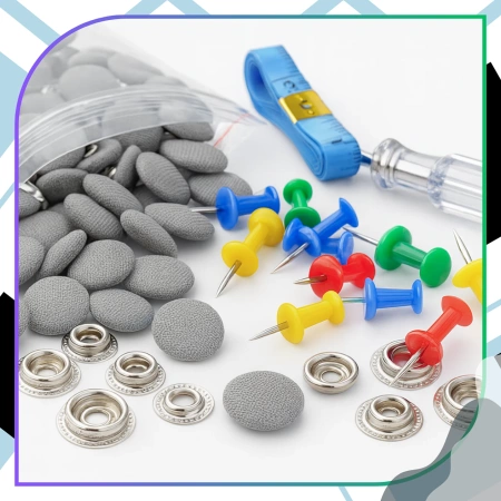 Kit reparatie captuseala auto 60 buc Nituri gri