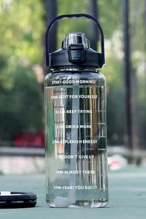 BPA FREE 2000ml PC sticla de sport pentru apă bea transparent