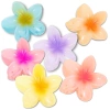Set de 8 catarame cu clemă pentru falci flori hawaiane