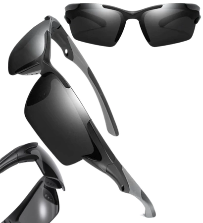 Ochelari de ciclism sport pentru femei și bărbați de culoare neagră