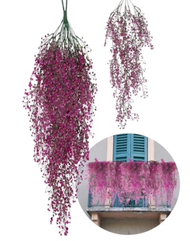 Hanging flori decorative artificiale salcie 1pc buchet viță de vie