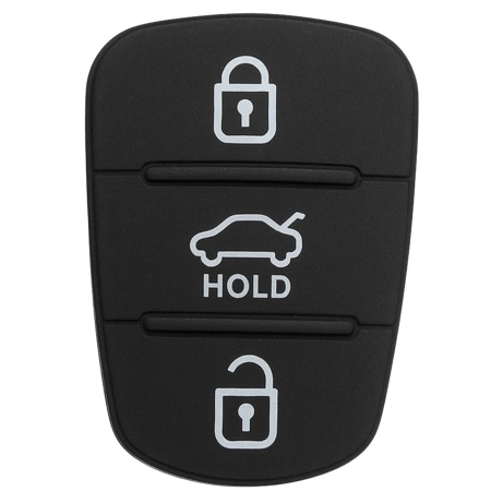 Hyundai Kia 3 butoane cheie cauciuc butoane de schimb carcasa telecomenzii