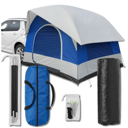 Cort mașină spate impermeabil pentru 4 persoane 250x250x200 cm