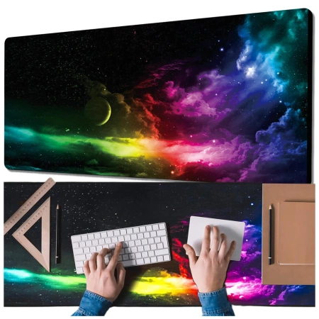 Covoraș mouse pentru birou 90x40 cm, covoraș de gaming, spațiu