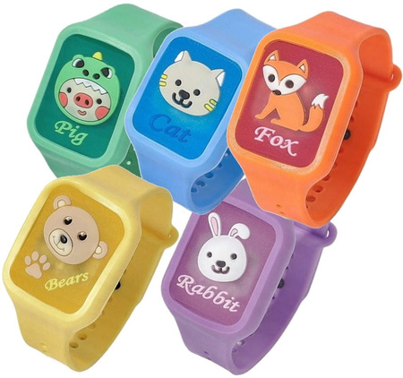 Bratara cu LED anti tantari pentru copii, anti tantari, 5 buc