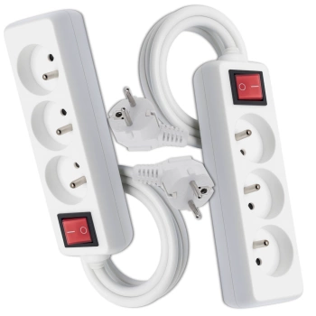PRELUNGITOARE 3 prize SET 2 BUCĂȚI Prelungitor Grundig 1,5 m cu întrerupător