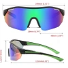 Ochelari de soare mari pentru bărbați, sport SLR polarizați