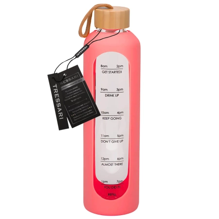 Sticla de sticla, 1000 ml, sticla solida de apa sport TRESSARI pentru alergat
