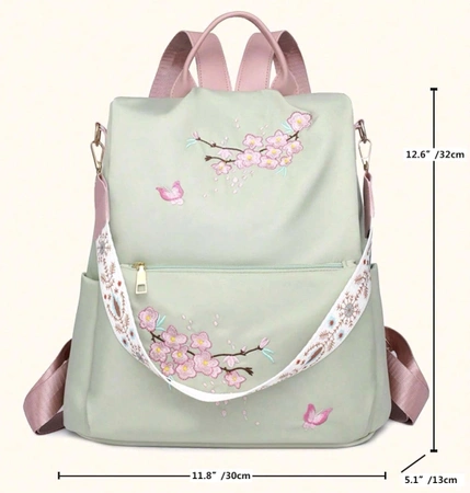 Rucsac de dama de oras impermeabil, spatios, sportiv, la moda