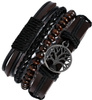 Set bratari piele, set PIELE PUNK